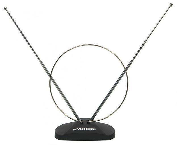 Антенна телевизионная Hyundai H-TAI120 7дБ пассивная черный фото 2