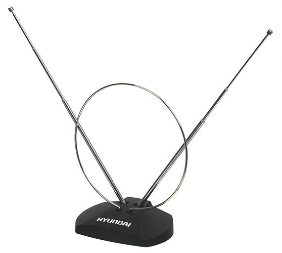 Антенна телевизионная Hyundai H-TAI120 7дБ пассивная черный фото 3