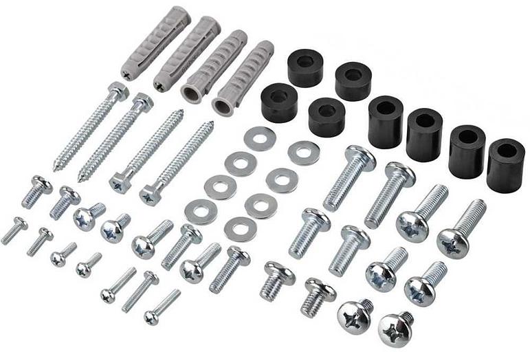 Кронштейн для телевизора Hama H-118069 черный 32"-65" макс.35кг настенный фиксированный фото 4