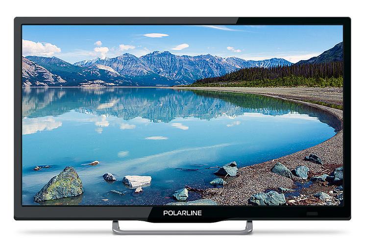 Телевизор LED PolarLine 24" 24PL12TC черный/HD READY/50Hz/DVB-T/DVB-T2/DVB-C/USB (RUS) фото 1