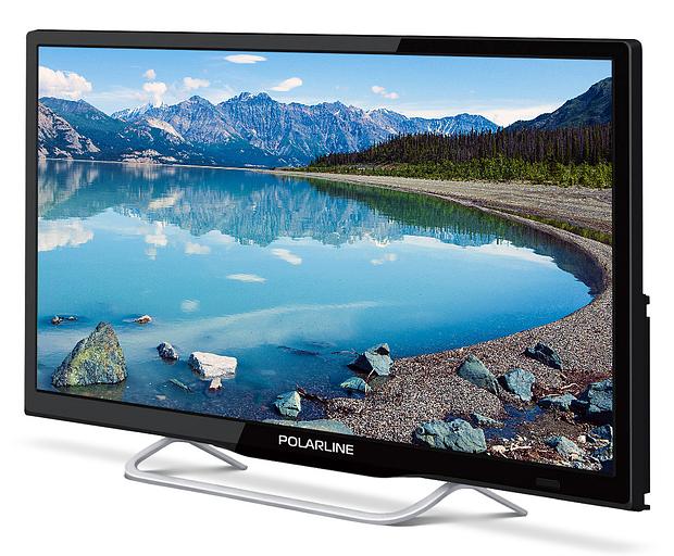 Телевизор LED PolarLine 24" 24PL12TC черный/HD READY/50Hz/DVB-T/DVB-T2/DVB-C/USB (RUS) фото 2