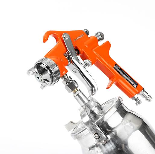 Краскораспылитель Patriot HVLP 1.8B 100л/мин соп.:1.8мм бак:1л фото 3