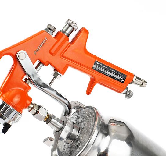 Краскораспылитель Patriot HVLP 1.8B 100л/мин соп.:1.8мм бак:1л фото 7