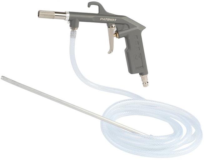 Пистолет пескоструйный для пневмоинструмента Patriot GH 166B 300л/мин 2м серый фото 2