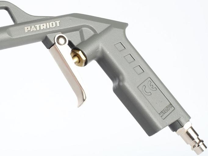 Пистолет пескоструйный для пневмоинструмента Patriot GH 166B 300л/мин 2м серый фото 3