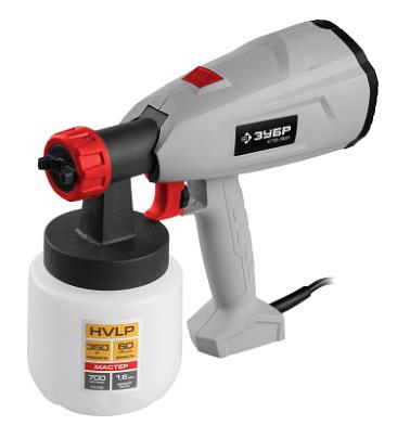 Краскопульт Зубр КПЭ-350 350Вт бак:800мл 700мл/мин фото 1