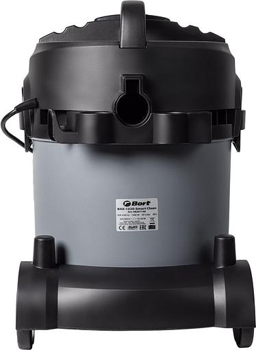 Строительный пылесос Bort BAX-1520-Smart Clean 1400Вт (уборка: сухая/влажная) серый фото 1