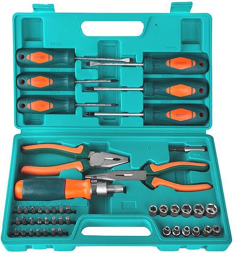 Набор инструментов Sturm! 1040-02-SS7 45 предметов (жесткий кейс) фото 2