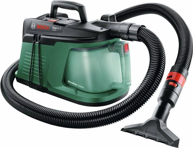 Строительный пылесос Bosch EasyVac3 700Вт зеленый фото 1