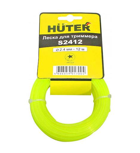 Леска для садовых триммеров Huter S2412 d=2.4мм L=12м для Huter GGT-800S(T)/1000S(T)/1300S(T)/1500S(T) (71/2/12) фото 1