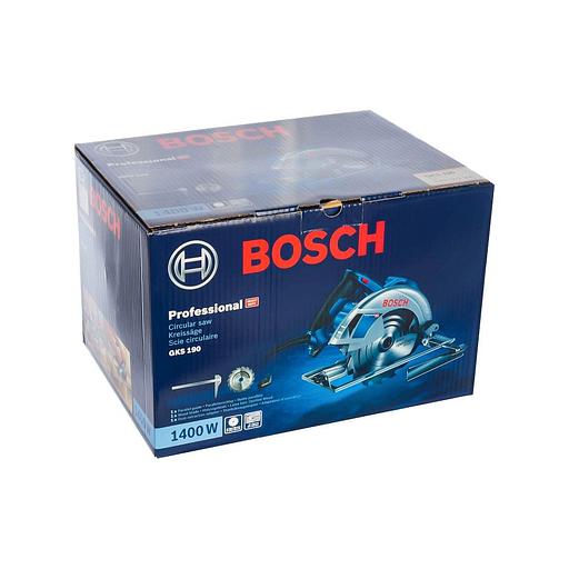 Циркулярная пила (дисковая) Bosch GKS 190 Professional 1400Вт (ручная) фото 9