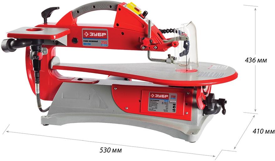 Станок лобзиковый Зубр Мастер ЗСЛ-250 250W фото 2