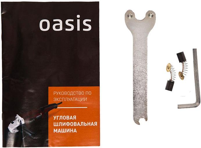 Углошлифовальная машина Oasis AG-140/150 1400Вт 8500об/мин рез.шпин.:M22 d=150мм фото 5