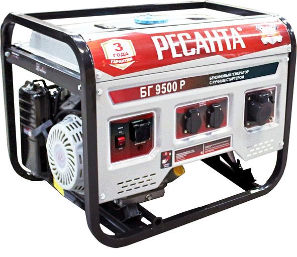 Генератор Ресанта БГ 9500 Р 7.5кВт фото 1