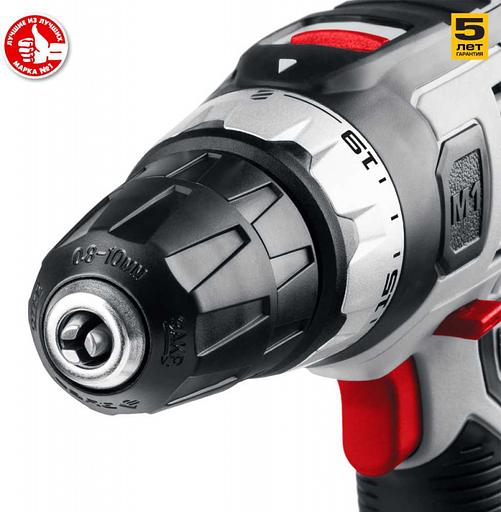 Дрель-шуруповерт Зубр ДШ-М1-400-2 400Вт патрон:быстрозажимной фото 6