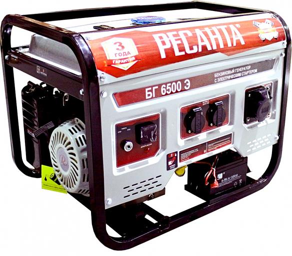 Генератор Ресанта БГ 6500 Э 5кВт фото 2
