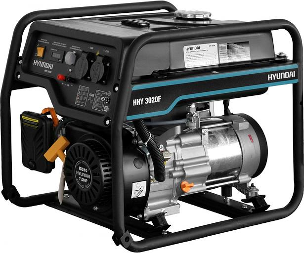 Генератор Hyundai HHY 3020F 3.1кВт фото 1