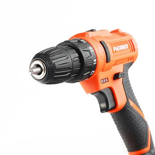 Дрель-шуруповерт Patriot THE ONE BR 117Li аккум. патрон:быстрозажимной (кейс в комплекте) фото 3