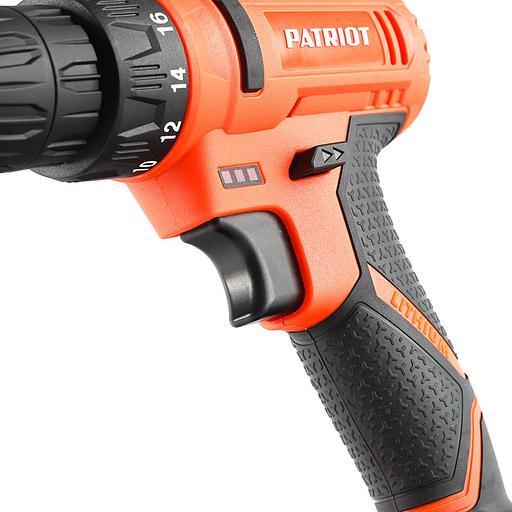Дрель-шуруповерт Patriot THE ONE BR 117Li аккум. патрон:быстрозажимной (кейс в комплекте) фото 4