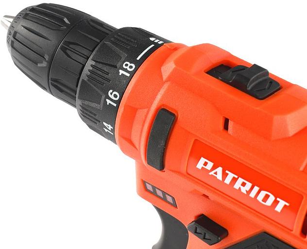 Дрель-шуруповерт Patriot THE ONE BR 117Li аккум. патрон:быстрозажимной (кейс в комплекте) фото 6