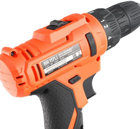 Дрель-шуруповерт Patriot THE ONE BR 117Li аккум. патрон:быстрозажимной (кейс в комплекте) фото 7