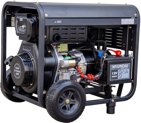 Генератор Hyundai DHY 8000LE-3 6.5кВт фото 4