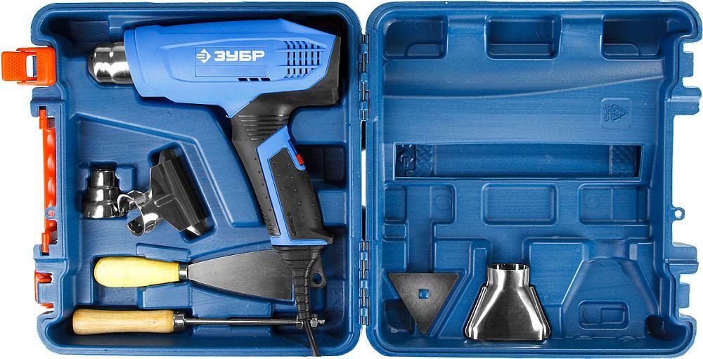 Технический фен Зубр ФТ-П2000 М2ДК 2000Вт темп.80-600С фото 5