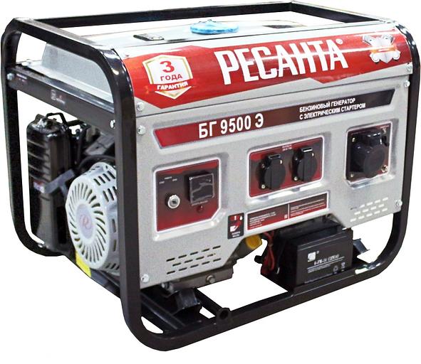 Генератор Ресанта БГ 9500 Э 7.5кВт фото 1