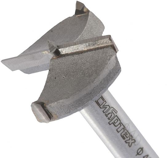 Сверло Сибртех 704840 по дереву Д=40мм Дл=80мм (1пред.) для дрелей/перфораторов фото 2