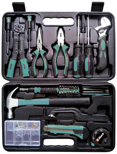 Набор инструментов Bort BTK-160 38 предметов (жесткий кейс) фото 1