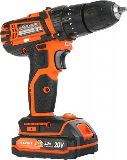 Дрель-шуруповерт Patriot BR 201UES-h аккум. патрон:быстрозажимной (кейс в комплекте) фото 3