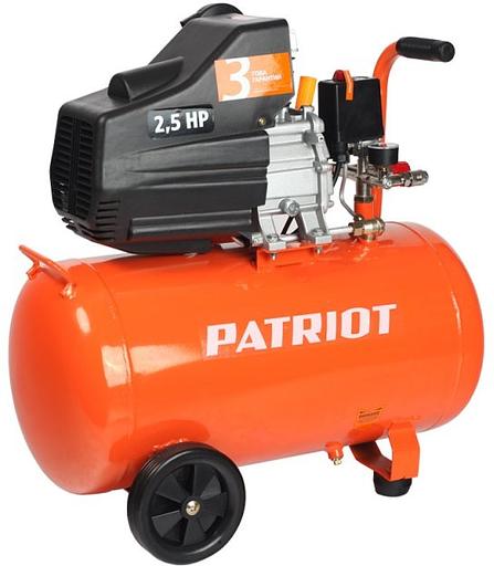 Компрессор поршневой Patriot EURO 50-260K масляный 260л/мин 50л 1800Вт оранжевый фото 1