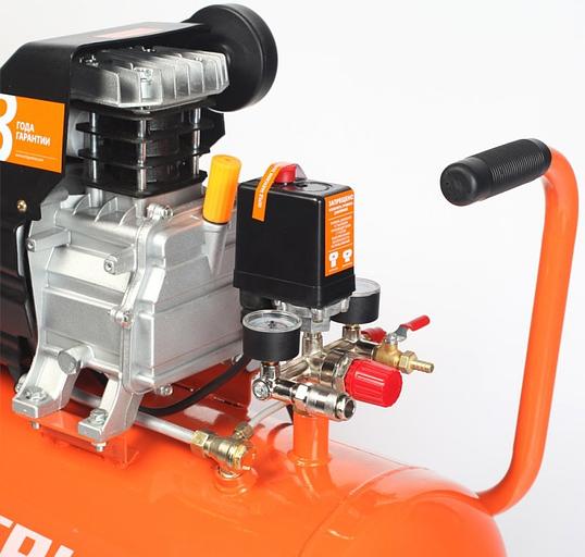 Компрессор поршневой Patriot EURO 50-260K масляный 260л/мин 50л 1800Вт оранжевый фото 3