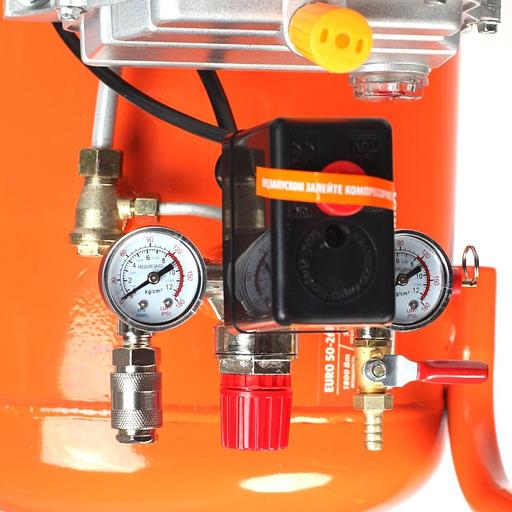 Компрессор поршневой Patriot EURO 50-260K масляный 260л/мин 50л 1800Вт оранжевый фото 5