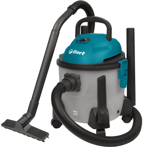Строительный пылесос Bort BSS-1215-Aqua 1250Вт (уборка: сухая/влажная) серый фото 9