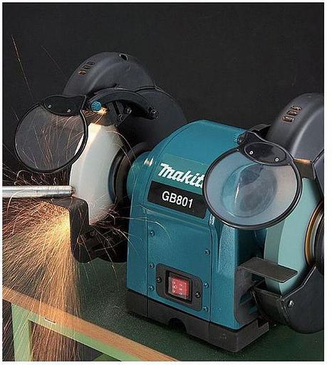 Электроточило Makita GB801 120Вт 2850об/мин d=205мм t=19мм фото 4