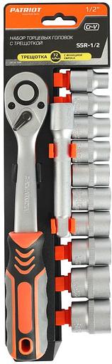 Набор головок Patriot SSR-1/2 12 предметов фото 9