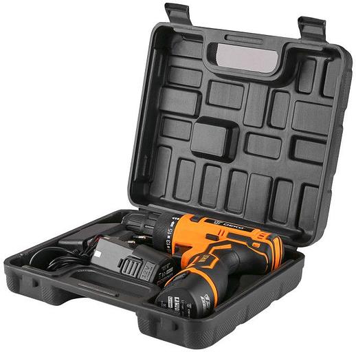 Дрель-шуруповерт Deko Banger 12V SET 3 аккум. патрон:быстрозажимной (кейс в комплекте) фото 3