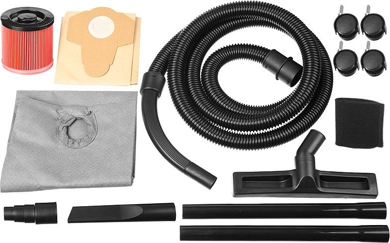 Строительный пылесос Зубр ПУ-30-1400 М3 1400Вт (уборка: сухая/влажная) серый фото 4