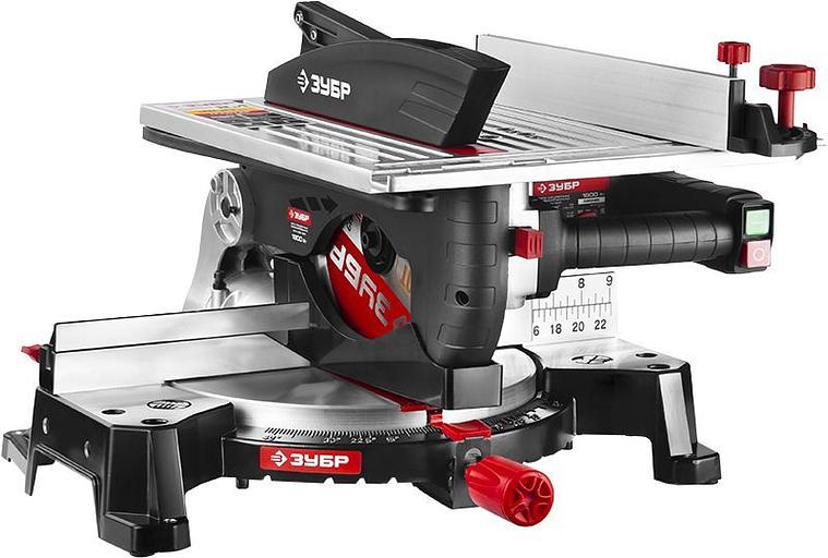 Торцовочная пила Зубр ЗПТК-255-1800 1800Вт 4500об/мин d=250мм фото 1
