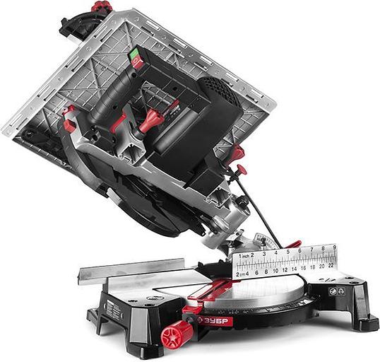 Торцовочная пила Зубр ЗПТК-255-1800 1800Вт 4500об/мин d=250мм фото 3