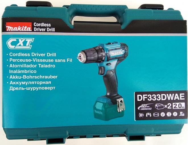 Дрель-шуруповерт Makita DF333DWAE аккум. патрон:быстрозажимной (кейс в комплекте) фото 5