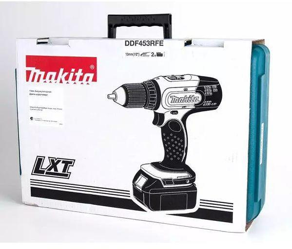 Дрель-шуруповерт Makita DDF453RFE аккум. патрон:быстрозажимной (кейс в комплекте) фото 3
