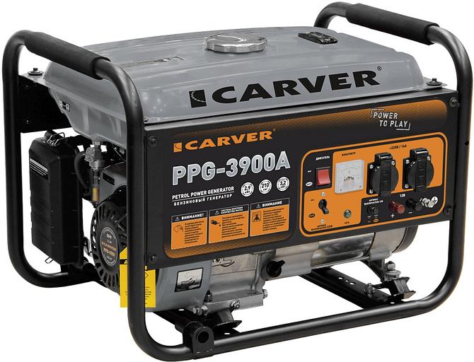 Генератор Carver PPG- 3900А 3.2кВт фото 1
