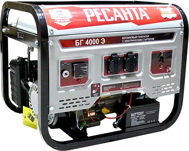 Генератор Ресанта БГ 4000 Э 3кВт фото 1