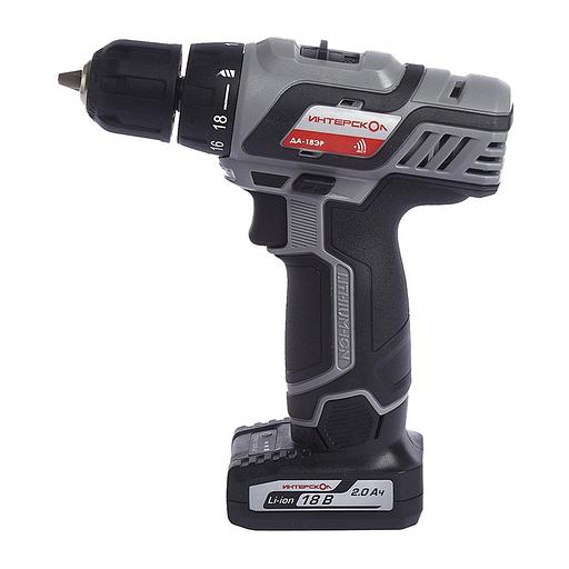 Дрель-шуруповерт Интерскол ДА-18ЭР аккум. патрон:быстрозажимной (кейс в комплекте) фото 2