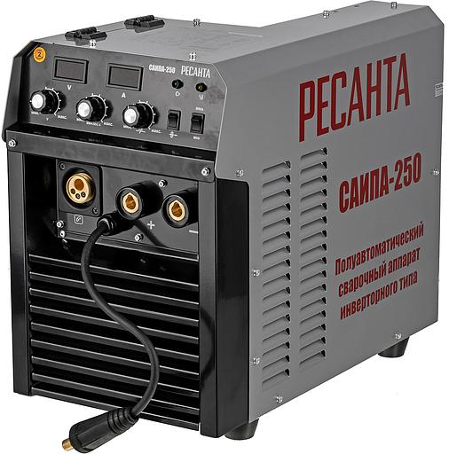 Сварочный аппарат Ресанта САИПА-250 инвертор ММА DC/MIG-MAG/FCAW 11.5кВт фото 1