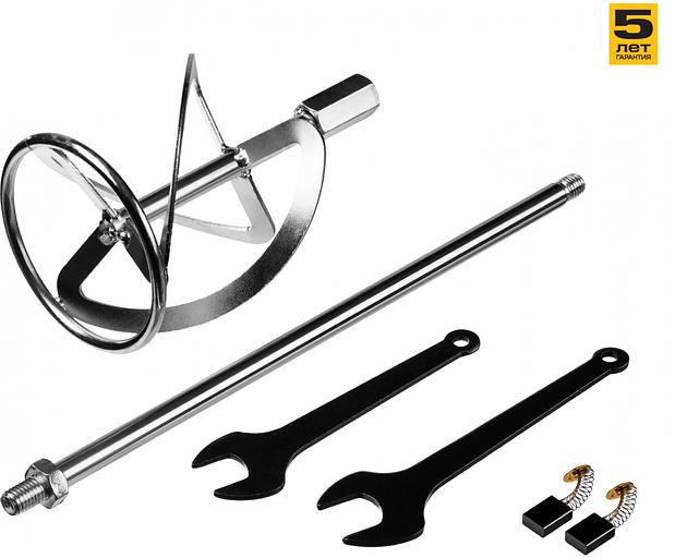 Дрель-миксер Зубр МР-1400-2 1400Вт М14 фото 6