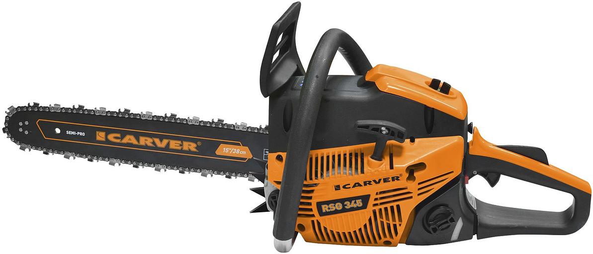 Бензопила Carver RSG 345 1800Вт 2.5л.с. дл.шин.:16" (38cm) фото 1