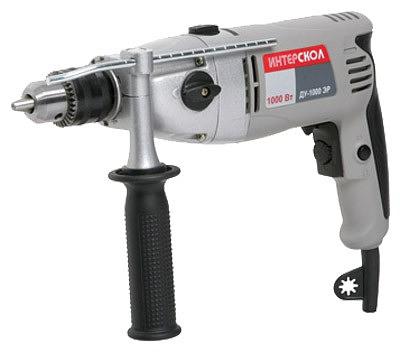 Дрель ударная Интерскол ДУ-16/1000ЭР 1000Вт патрон:кулачковый реверс фото 1